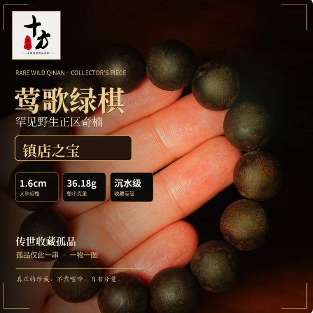 十方手记孤品收藏级野生沉水沉香私藏传世之宝1.6罕见珍品独一份